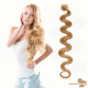 Bondings Keratin Echthaar Extensions #18 Dunkelblond – Gewellt – 45cm oder 60cm – 1g Strähnen