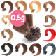 0,5g Keratin Bonding Extensions Echthaar Haarverlängerung 45cm 50cm 60cm