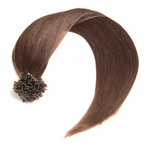 Bondings Keratin Echthaar Extensions #02 Dunkelbraun – Glatt – 0,5g – 45cm, 50cm oder 60cm