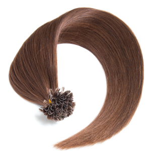 Bondings Keratin Echthaar Extensions #04 Schokobraun – Glatt – 0,5g – 45cm, 50cm oder 60cm