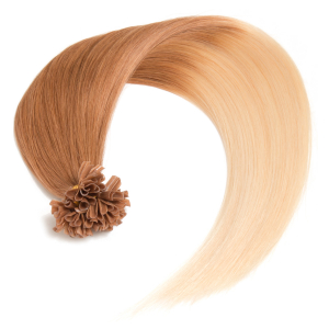 Bondings Keratin Echthaar Extensions #12/613 Ombre – Glatt – 50cm – 1g Strähnen