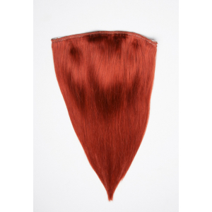 Dieses Bild zeigt die 1-teilige GlamXtensions Half-wig Extensions Haarverlängerung mit 10 Clips in der Farbe #350 Kupfer in Großansicht 
