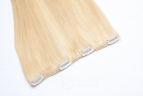 *SALE* Single Clip In Extensions Echthaar 40cm 1-teilig 1 Tresse 4 Clips #24
