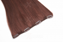 *SALE* Single Clip In Extensions Echthaar 55cm 1-teilig 1 Tresse 4 Clips #33