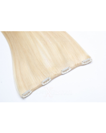 *SALE* Single Clip In Extensions Echthaar 55cm 1-teilig 1 Tresse 4 Clips #613