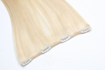 *SALE* Single Clip In Extensions Echthaar 45cm 1-teilig 1 Tresse 4 Clips #613