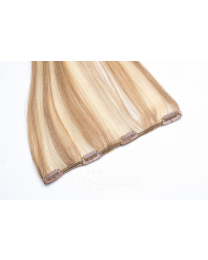 *SALE* Single Clip In Extensions Echthaar 55cm 1-teilig 1 Tresse 4 Clips #12/613