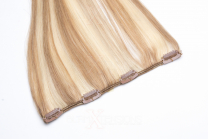 *SALE* Single Clip In Extensions Echthaar 45cm 1-teilig 1 Tresse 4 Clips #18/613