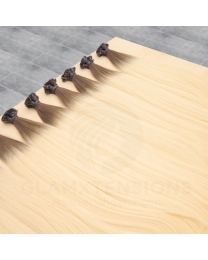 Flachbondings 50cm 1 Gramm #04/613 Schokobraun/Helllichtblond Ombre