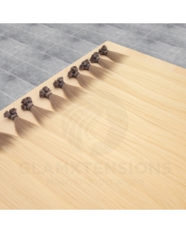 Flachbondings 50cm 1 Gramm #Naturblond/613 Helllichtblond Ombre