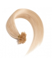 0,5g helllichtblonde U-Tip/ Bonding Keratin Haarverlängerungen aus unserem Online Shop für Qualität Extensions. - Top Preise -
