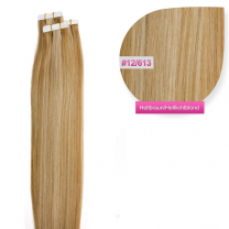 Tape In Extensions Echthaar #12/613 – Hellbraun Helllichtblond 40–60 cm