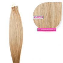 Tape In Extensions Echthaar #18/613 – Dunkelblond Helllichtblond 40–60 cm