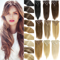 Clip In Extensions 120g 130g 140g 150g Extra Volumen