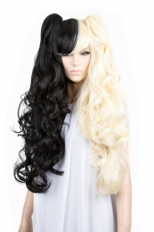 Cosplay Wig  Kanekalon Schwarz Blond Locken