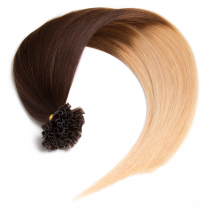 Bondings Keratin Echthaar Extensions #4/613 Ombre – Glatt – 50cm oder 60cm – 0,5g Strähnen