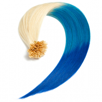 Ombre Bonding Keratin Extensions, 1g, #613/lblue/dblue